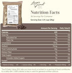 Laura's Gourmet Granola Dark Chocolate Crunch, 2 lb, Gluten-Free Oats, Vegan, Dairy & Soy Free Snack, Organic Agave, Bittersweet Chocolate & Cocoa, Artisan, Breakfast Cereal, Non-GMO, Natural