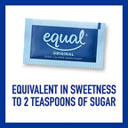 EQUAL 0 Calorie Sweetener, Aspartame and Acesulfame-K Sweetener Packets, Zero Calorie Sugar Alternative, Erythritol Free, 2000 Ct (Pack of 1)