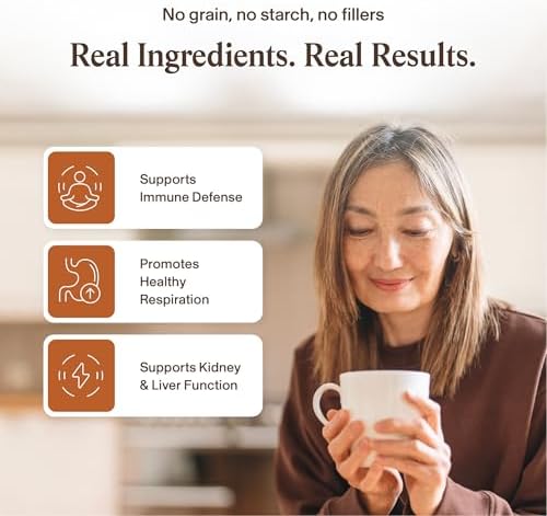 Real Mushrooms Supplement Capsules - Cordyceps Mushroom Powder Rich in Beta Glucans - Mushroom Pills Cordyceps for Energy and Performance - Vegan, Non-GMO, No Grain Fillers, 120 ct