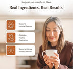 Real Mushrooms Supplement Capsules - Cordyceps Mushroom Powder Rich in Beta Glucans - Mushroom Pills Cordyceps for Energy and Performance - Vegan, Non-GMO, No Grain Fillers, 120 ct
