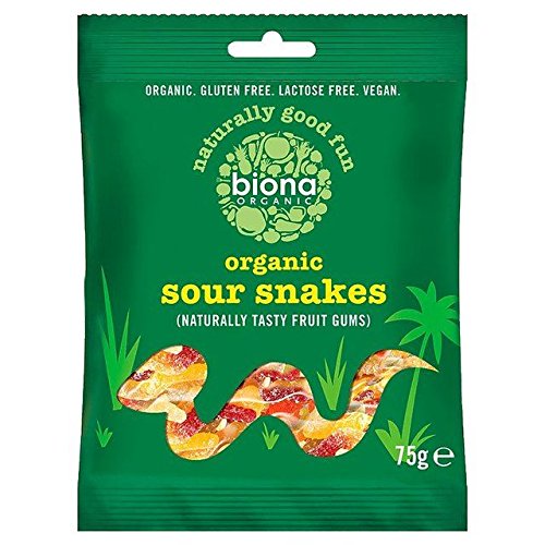 Biona Organic Sour Snakes - 75g