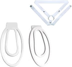 2 Sizes Men's Flat Protection Cage Set with 1 Adjustable 3-Way Elastic Band-USZB23 (White)