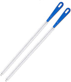 Adove Drain Cleaning Brush 2pack, Long Drain Clog Remover Tool 23.6inch, Pipe Brush Cleaner with Nylon Bristles, Sink Drain Cleaner for Toilet, Kitchen Sink, Bathroom Tub, Shower, and Sewer Drain