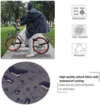 KRATARC Outdoor Rain Poncho Reflective Waterproof Raincoat Camping Hiking Cycling with Hood for Men Women Adult