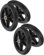 4PCS Replacement Wheels for Walkers and Wheelchairs Slip Rubber Tires Durable Casters for Easy Installation Compatible with Models