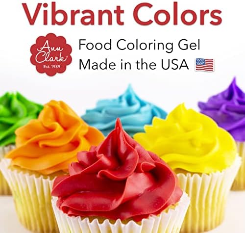 Ann Clark Super Black Food Coloring Gel .70 oz. Professional Grade Made in USA