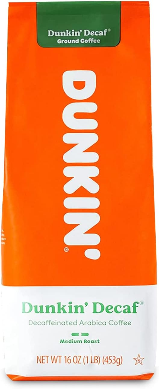 Dunkin' Donuts Dunkin Donuts Coffee Decaf 16 OZ Bag, Pack of 1