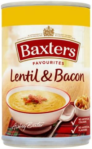 Baxters Favourites Lentil & Bacon Soup 400G Case Of 12