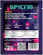 Spicito Taco Seasoning Packets, 10‑Count Multi‑Pack (1 oz Each), Mexican Style Seasoning Mix for Ground Beef, Chicken, Turkey, Seasons 1 lb Meat
