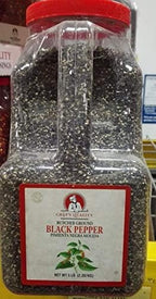 Chef's Quality Ground Black Pepper, 5 Pound