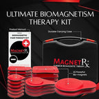 MagnetRX® Biomagnetic Therapy Magnets Kit – Imanes para Biomagnetismo Médico – Dr Goiz Bio Magnet Pair for Biomagnetism Magnets Therapy – Assorted Round & Rectangular 2500-5200 Gauss (22 Mixed Units)