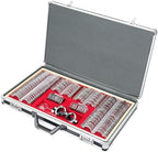 Trial Lens Set Optical Trial Lenses 268 Piece Trial Lens Set Metal Edge Aluminum Case Adjustable Eye Test Trial Frame Grade A
