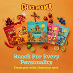 Chici Mama Chewy Mango Bites Variety Pack – 5 Flavors | Made with Real Mango | Fun, Juicy Candy-Alternative Treats | Gluten-Free, Plant-Based, & Free of Major Allergens | Better-For-You Snack | 5 Pack – 70g Each