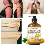 2 Pack Ginger Oil Lymphatic Drainage Massage,Belly Drainage Ginger Oil-Warming Tired Sore Muscle Ginger Massage Oils With Natural Arnica Extract,Grapeseed Oil,Vitamin E Massage Oil for Massage Therapy