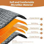 Electric Heating pad for Back Neck Shoulder Knee Arms Legs- Electric Heat Pads with 6 Heat Settings & Auto Shut Off &Dry/Moist Heat Heating Pad for Birthday Mother Father Girl Men Women
