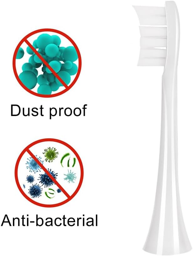 5 Pack Replacement Toothbrush Heads for Boka 2.0 & 3.0 Electric Toothbrush Adults, White