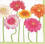 Caspari Blooming Daisy Luncheon Napkins - 20 Per Package