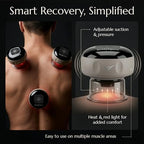 7-in-1 Smart Cupping Therapy Massager – Electric Cupping Device with 12 Heat & Suction Levels, Red Light – Cupping Device for Muscle Relief & At Home Use