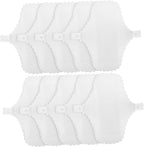 10pcs Washable Menstrual Cloth Feminine Serviette Reusable Pads Towel Cotton Sanitary Napkin Reusable Napkin Washable Menstrual Liner Pad Washable Pad White Waterproof Cotton Cloth