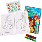 Set Of 15 Princess Play Packs Fun Party Favors Coloring Book Crayons Stickers Plus Loot Bags, Door Hanger