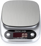 GeRRiT Digital Scale Kitchen Scale 5kg/0.1g Food Scale Electronic Scale with Backlight LED Display Screen ()