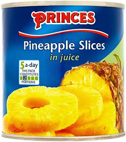Princes Pineapple Slices in Juice (432g) - Pack of 6