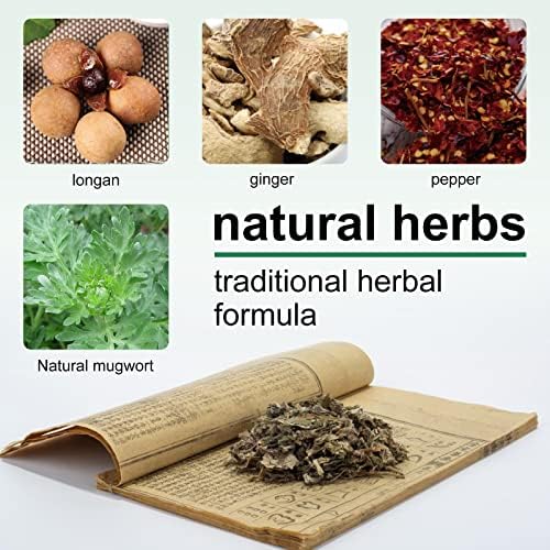40pc Mugwort Navel Sticker-Natural Wormwood Essence Pills and Belly Sticke, Healthy Moxibustion Belly Sticker,Natural Cleanse Dampness-Evil Removal,Relieve Fatigue,Improve Sleep Quality