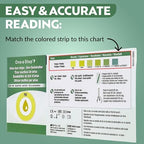 One Step Protein Urine Testing Kit, 100 Urine Test Strips, Quick, Accurate Results, 60 Seconds, Home Urinalysis Test Strips, Proteinuria Check, Monitor UTI, Kidney Health, Liver & More
