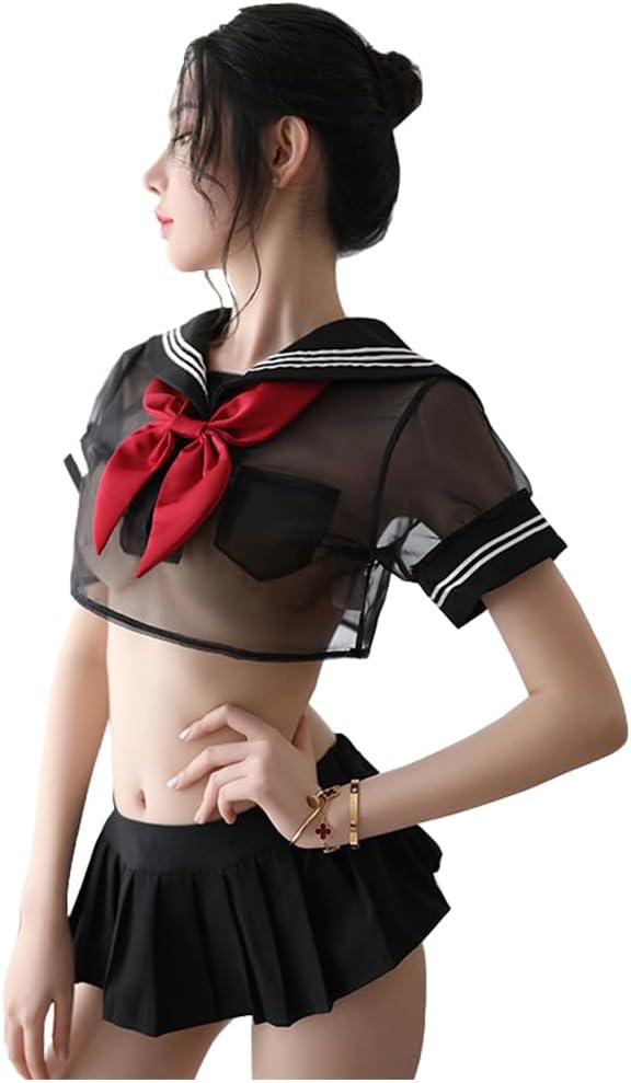Female student sexy mischievous set cosplay anime JK uniform underwear