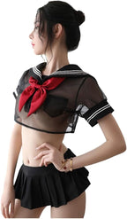 Female student sexy mischievous set cosplay anime JK uniform underwear