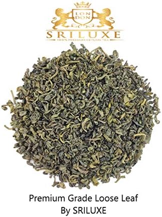 SRILUXE - Premium Quality Loose Leaf Ceylon Green Tea | 100% Natural Tea | Powerful ANTIOXIDANTS | Pure Green Tea Loose-Leaves (500g)