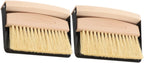 Healeved 2sets Car Air Desktop Broom Kit Mini Brush and Dustpan Keyboard Cleaner Duster for Air Vent Computer