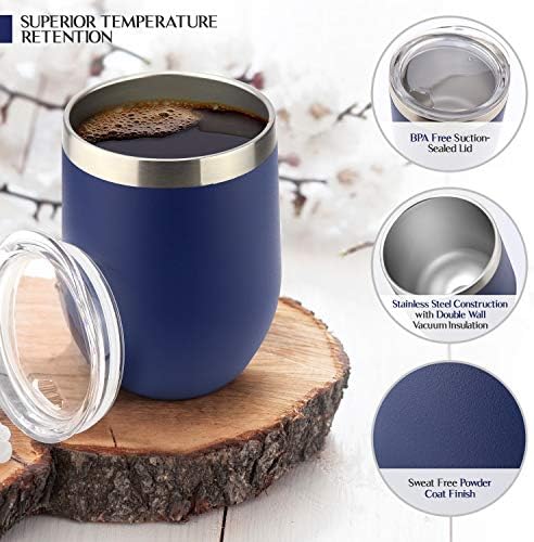 Tea and Coffee Lovers Gift Set - Includes Temperature Retention Cup, 3 Fresh Roasted Full Pot Ground-Coffee Samplers, 6 Special Blend Teabags & Honey Presented in Beautiful Gift Bag For Women & Men