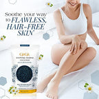 GiGi Hard Wax Beads for Hair Removal, Soothing Azulene Hair Removal Wax for Sensitive Skin, 14 oz