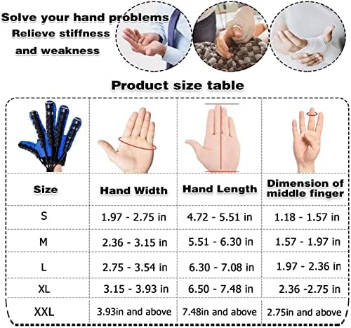 Rehabilitation Robot Gloves Both Hands Finger Rehabilitation Five-Finger Training AI Smart Chip Integrated Touch Screen Electric Rehab& Physical Therapy Gloves(Size:L Code,Color:Both Hands)