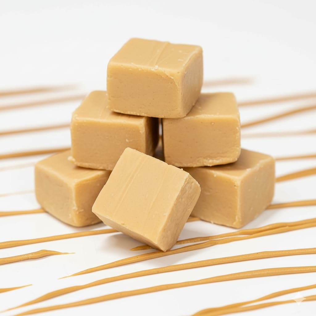 Valley Fudge, Peanut Butter, Fresh Artisan Fudge, Real Butter, Gourmet Candy, One Pound Package