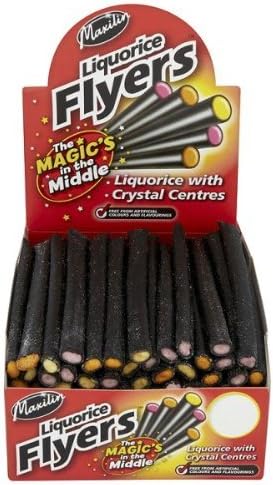 Liquorice Giant Flyers Box of 40