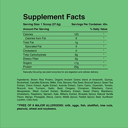 Gains in Bulk, GIB Raw, Plant Powered Protein, Vegan Protein, 2.6 lbs