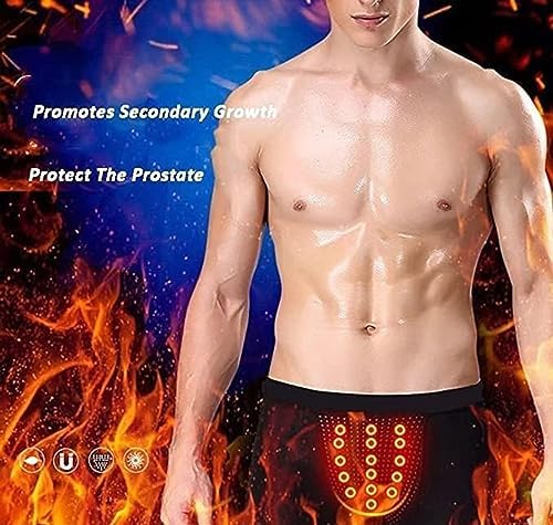 Men's Underwear Magnetic Therapy Boxer Briefs 5-Packs Enlargement Underwear Tourmaline Prostate Therapy Panties