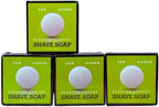 Men's Luxury Scented Shave Soap 3.5 oz – PACK 4 – Classic Wet Shaving Soap for Safety Razors – Rich, Lubricating Lather with Premium Scent – For use in shave and bath