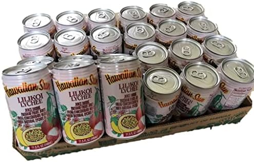 Hawaiian Sun Lilikoi Lychee 11.5 Oz 6pk