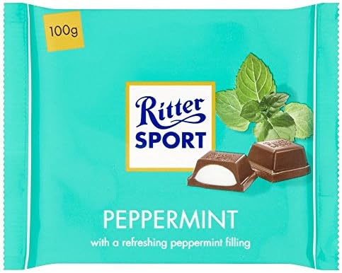 Ritter Sport Peppermint 100 g (Pack of 5)