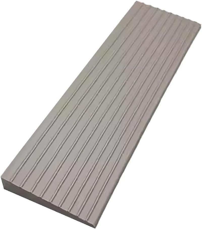 Threshold Climbing Mat, Sweeping Robot Climbing Pads, Threshold Height Difference, Home Entrance Anti-Slip Step Pads, PVC Ramp Boards(Gray,60cm*1 * 3)