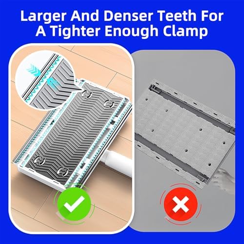 KZKR Snap Grip Mini Mop, No-Touch Disposable Lazy Mop, Easy Mopping Flat Dust Mop for Small Spaces, 1 Second Installation