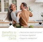 Irwin Naturals Maximum Strength 3-in-1 Carb Blocker - Neutralize Carbohydrates, Aids Digestion and Metabolism Booster - White Kidney Bean Extract + Chromium + Enzyme Blend - 150 Liquid Soft-Gels
