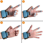 Finger Strengthener Hand Grip Strength Trainer Finger Extension Stretcher Exerciser Hand Rehab Work Out Relieve Pain Arthritis and Grip Training Krdebasai 40LB