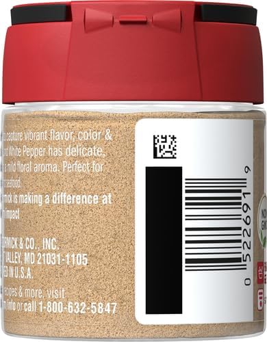 McCormick Ground White Pepper, 1 Oz (Pack of 2)