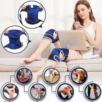 CAMECO 1 Pair Electric Heating Pad for Knee Pain Relief, Heated Knee Brace Wrap for Knee Injury Arthritis Soreness Swelling Rheumatism, 86℉-158℉ Temp 10-90Min Auto-Off