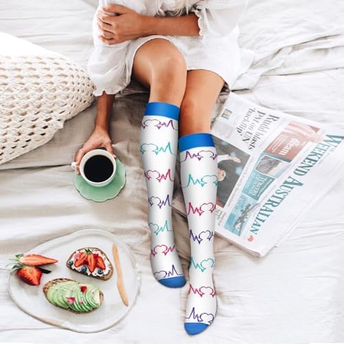 6 Pack Copper Compression Socks for Women and Men Circulation-Best Support for Medical,Running,Nursing,Athletic