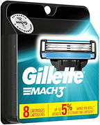 Gillette Mach3 Replacement 8 Cartridges